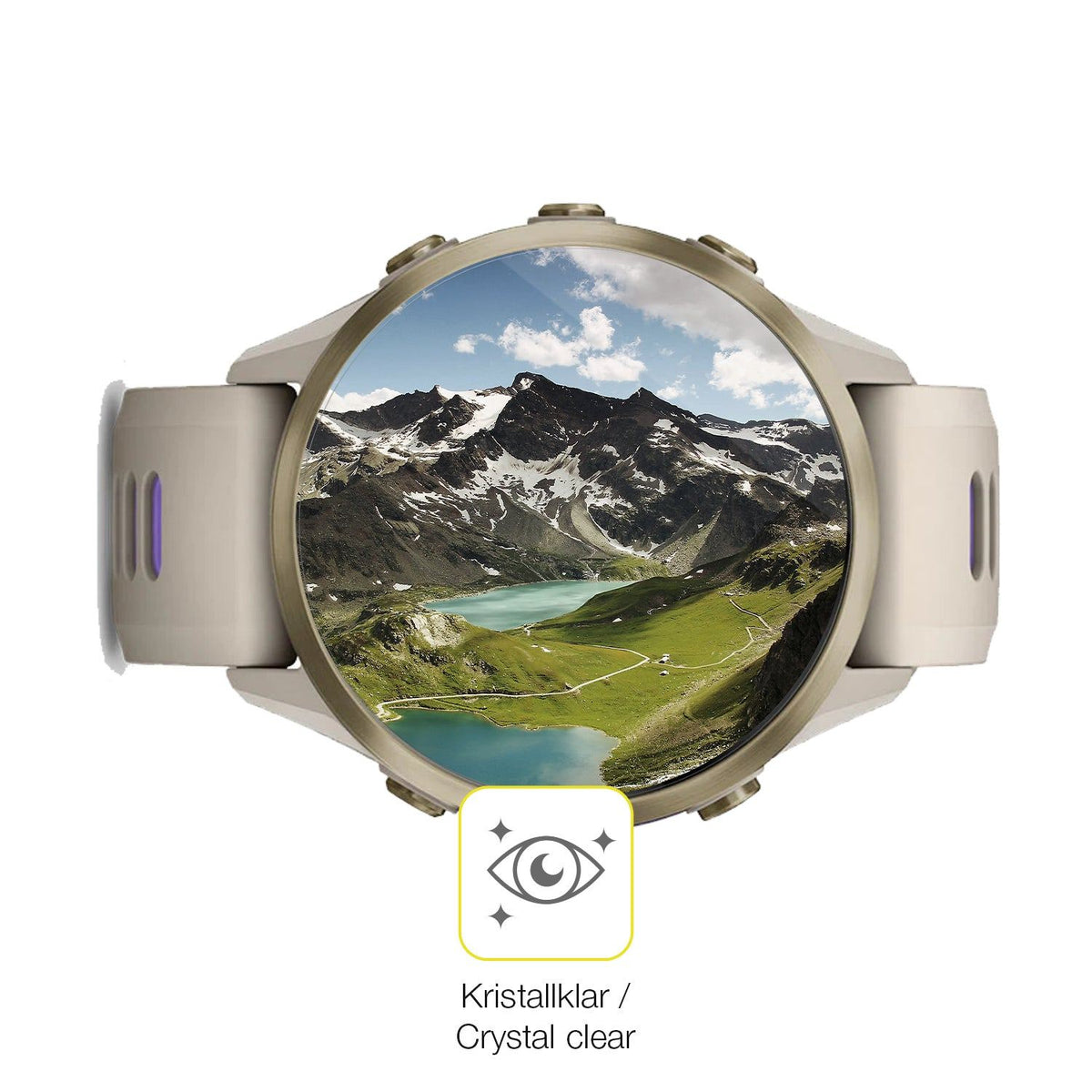 2x 3D Full Cover Schutzfolie für Garmin Forerunner 970