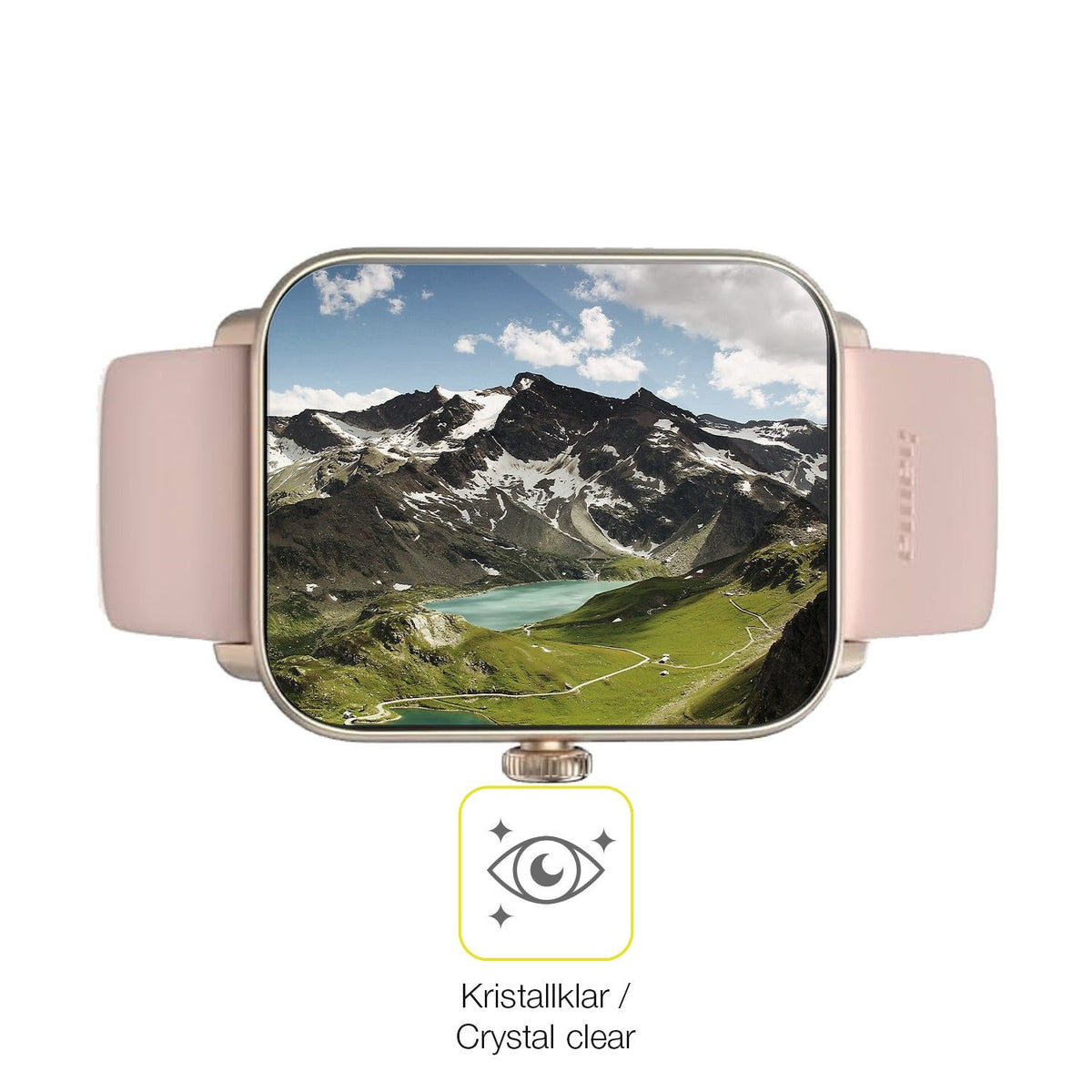 2x 3D Full Cover Schutzfolie für Hama Smartwatch 6010