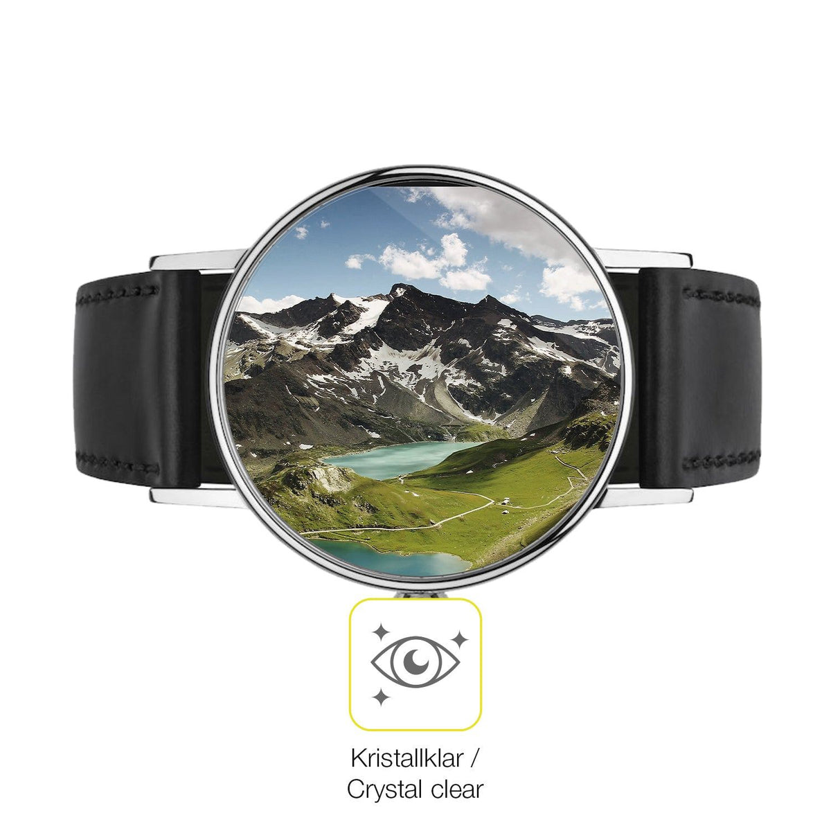 2x 3D Full Cover Schutzfolie für NOMOS Glashütte Ludwig