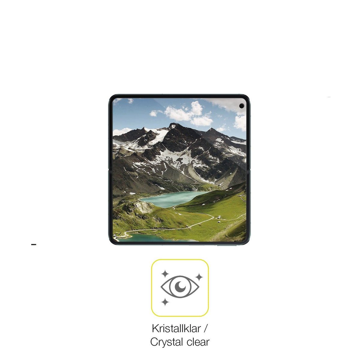 2x 3D Full Cover Schutzfolie für Oppo Find N3 Innenseite