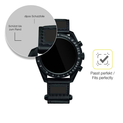 2x 3D Full Cover Schutzfolie für Omega x Swatch Speedmaster Moonswatch