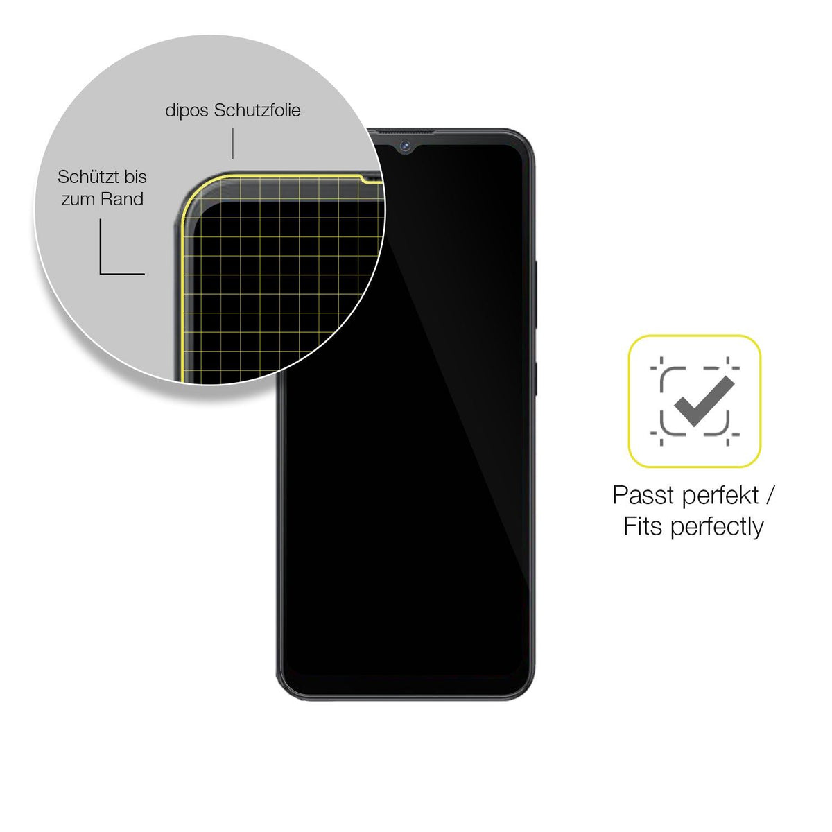 2x 3D Full Cover Schutzfolie für Cubot Note 21