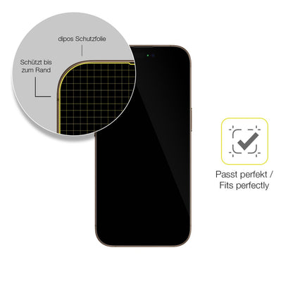 2x 3D Full Cover Schutzfolie für Apple iPhone 16 Pro