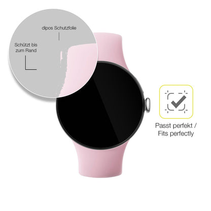 2x 3D Full Cover Schutzfolie für Google Pixel Watch 3 45mm