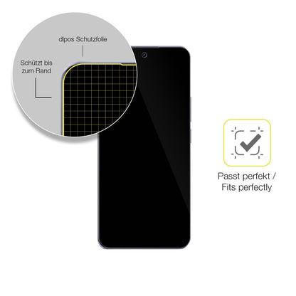2x 3D Full Cover Schutzfolie für Realme 14 Pro+