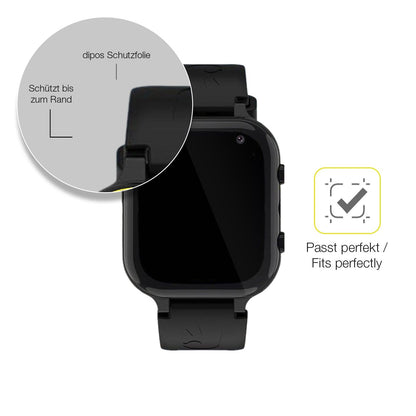 2x 3D Full Cover Schutzfolie für Ruopoem Smartwatch Kinder