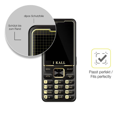 2x 3D Full Cover Schutzfolie für iKall K99 Pro