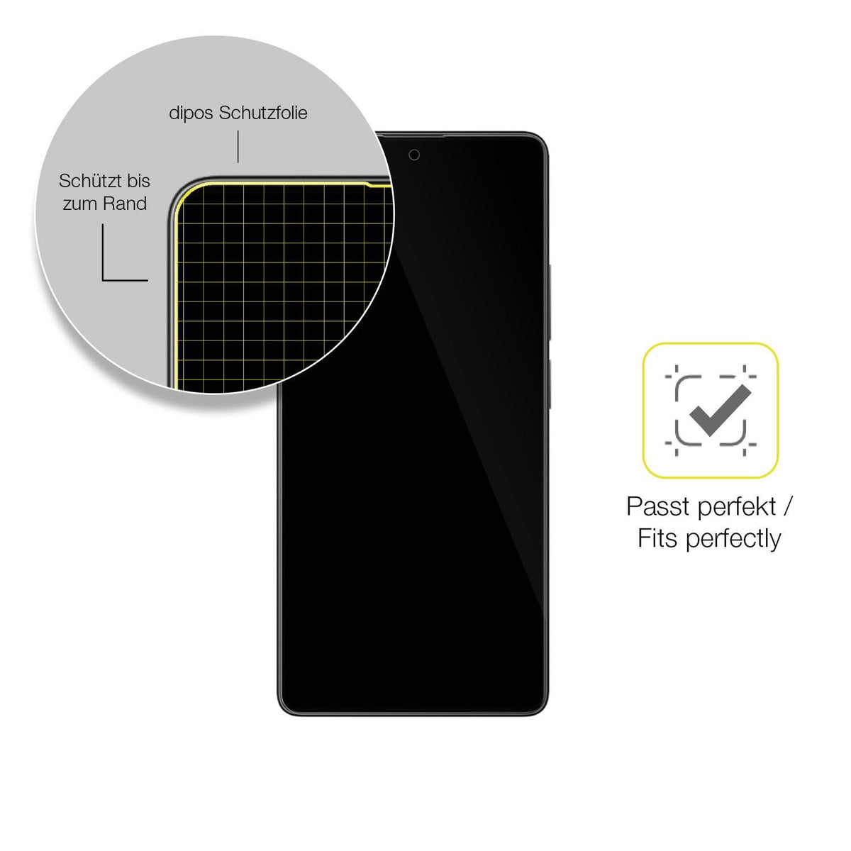 2x 3D Full Cover Schutzfolie für Xiaomi Poco M6 Pro 4G
