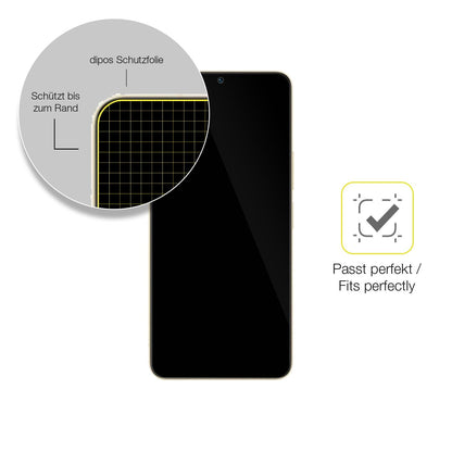 2x 3D Full Cover Schutzfolie für Vivo Y36