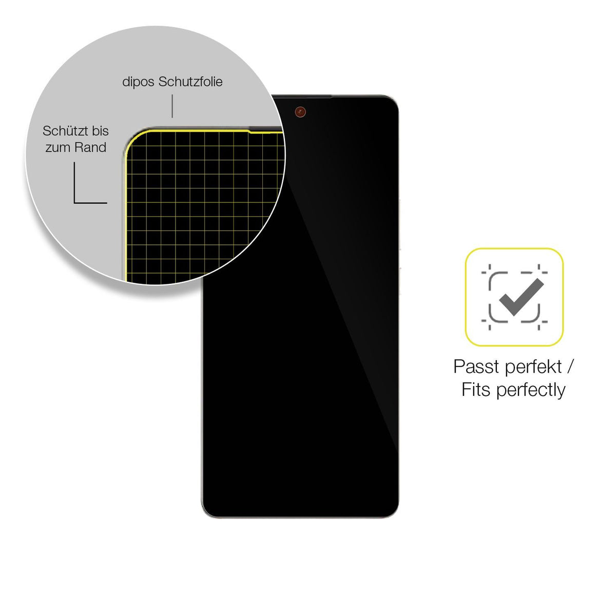 2x 3D Full Cover Schutzfolie für Realme 15 5G