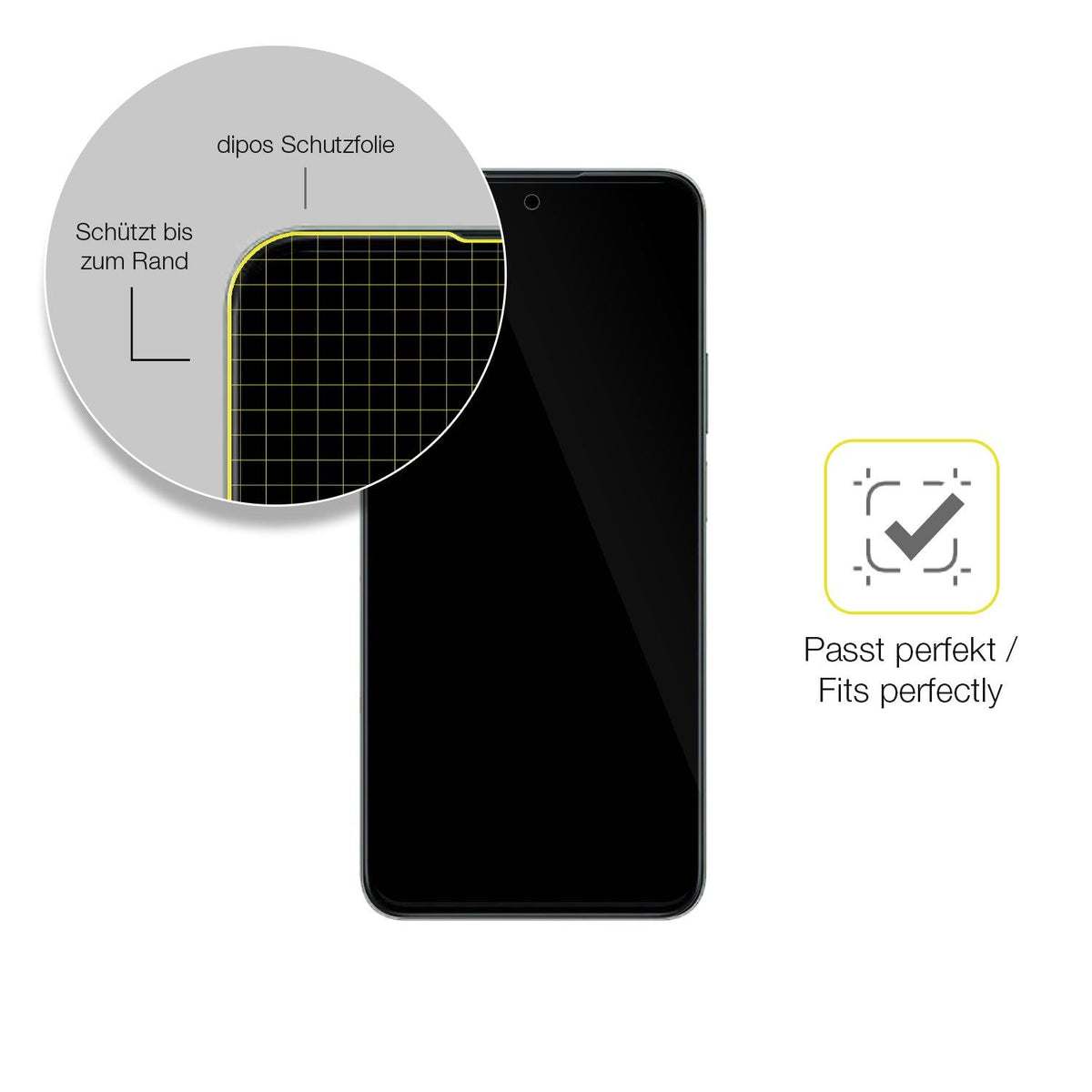 2x 3D Full Cover Schutzfolie für Honor Play 70 Plus