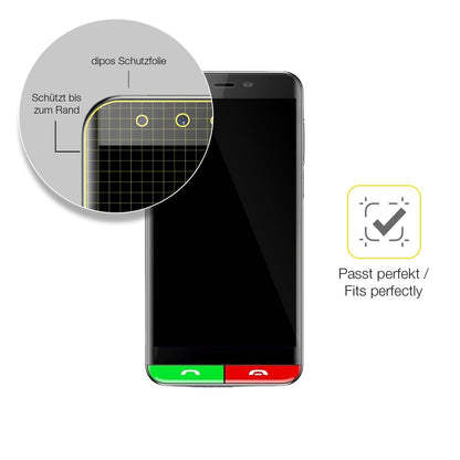 2x 3D Full Cover Schutzfolie für Artfone Smart 500