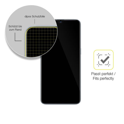 2x 3D Full Cover Schutzfolie für Oppo Realme XT