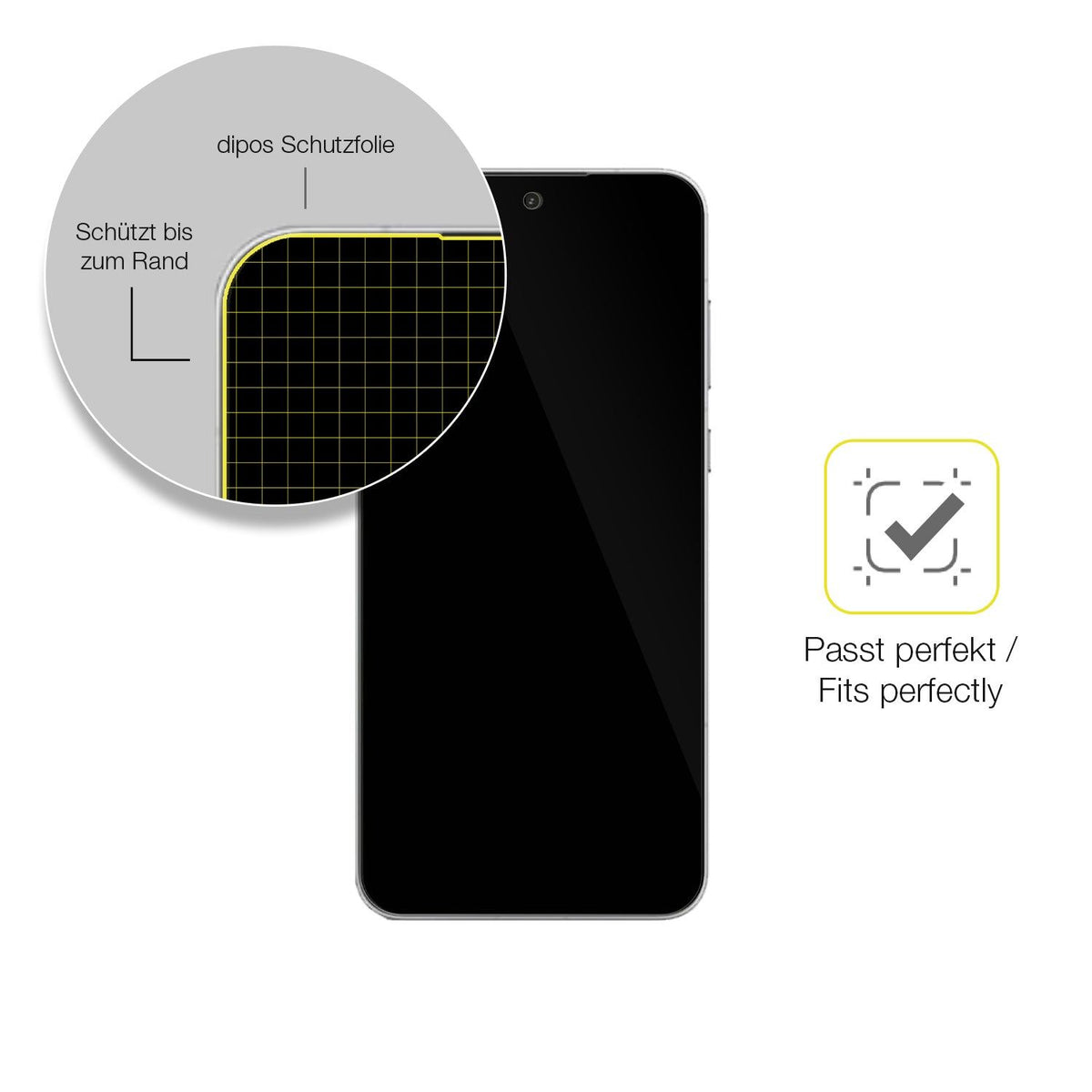 2x 3D Full Cover Schutzfolie für OnePlus Ace 6