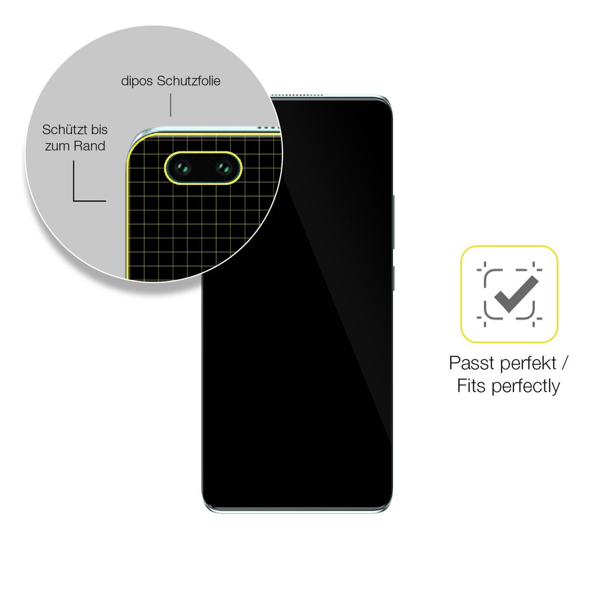 1x 3D Full Cover Schutzfolie für Hisense Infinity H60 5G