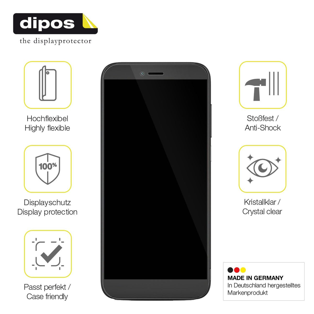 2x 3D Full Cover Schutzfolie für Coolpad Legacy SR
