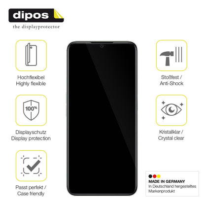 3x 3D Full Cover Schutzfolie für Realme C35