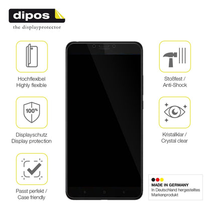 2x 3D Full Cover Schutzfolie für Xiaomi Mi Max 3