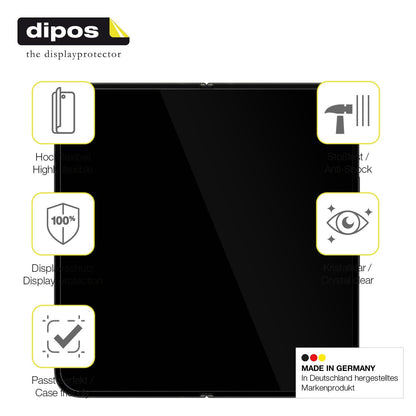 2x 3D Full Cover Schutzfolie für Google Pixel 9 Pro Fold Innenseite