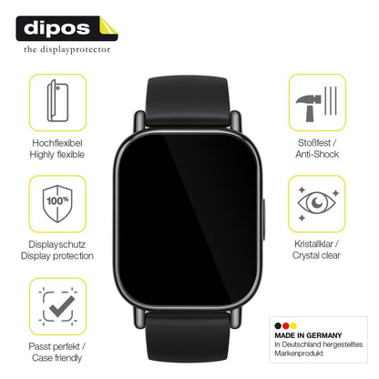 2x 3D Full Cover Schutzfolie für Xiaomi Redmi Watch 5 Active