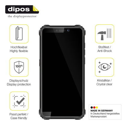 2x 3D Full Cover Schutzfolie für Oukitel WP5