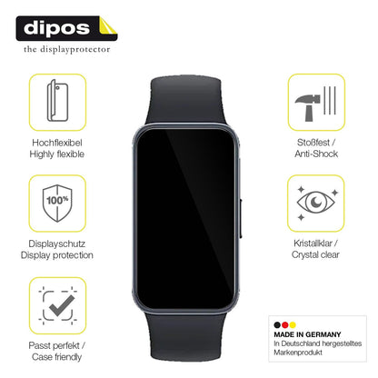 2x 3D Full Cover Schutzfolie für Huawei Band 10