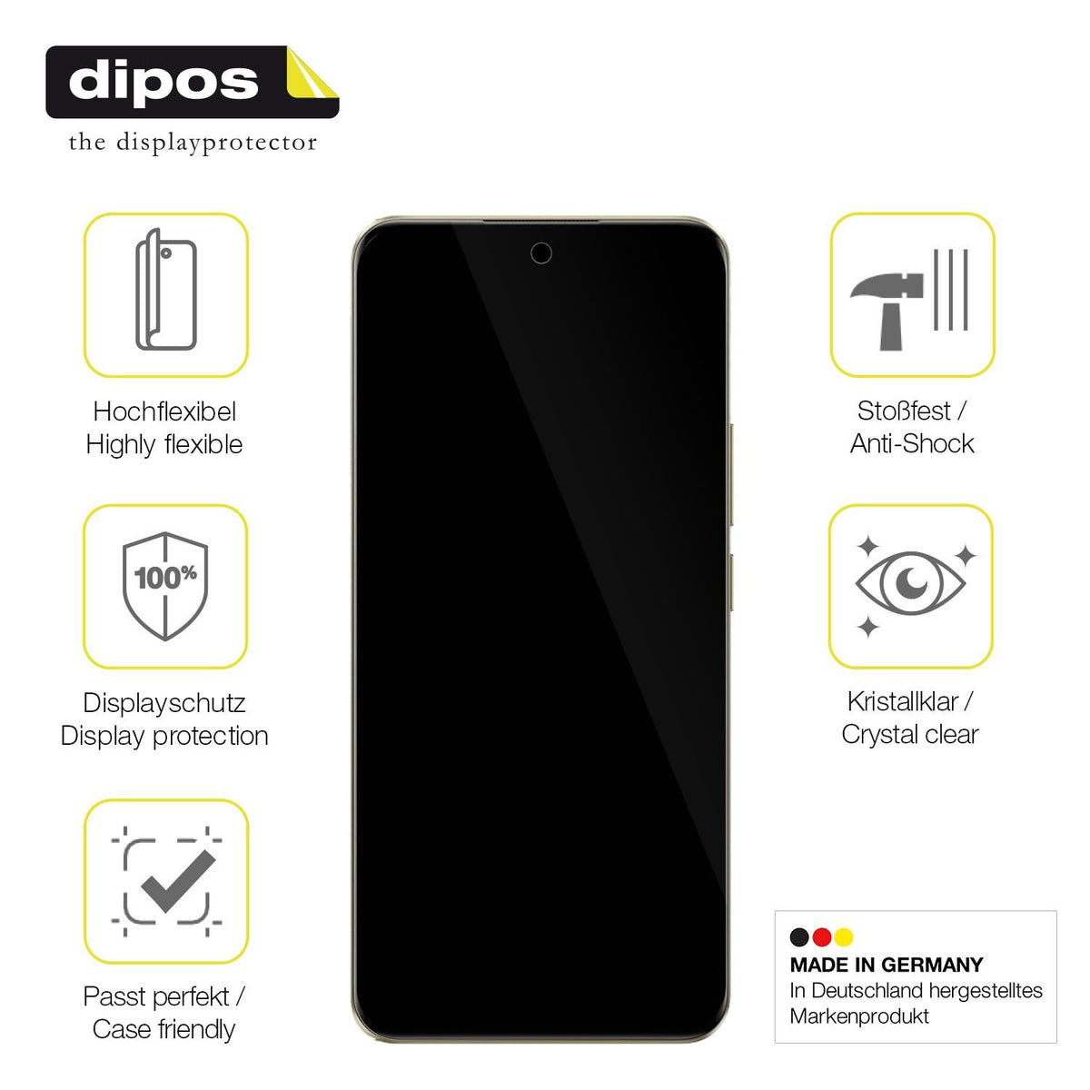 2x 3D Full Cover Schutzfolie für Realme 14 Pro Lite