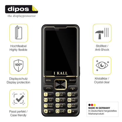 2x 3D Full Cover Schutzfolie für iKall K99 Pro
