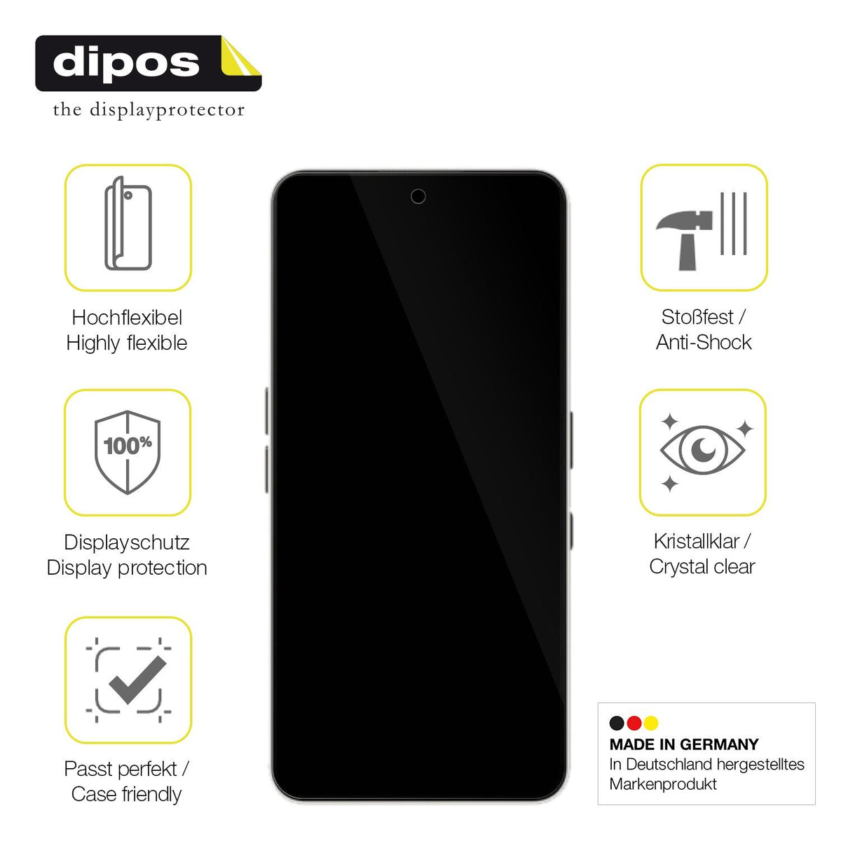 2x 3D Full Cover Schutzfolie für Nothing Phone 3a