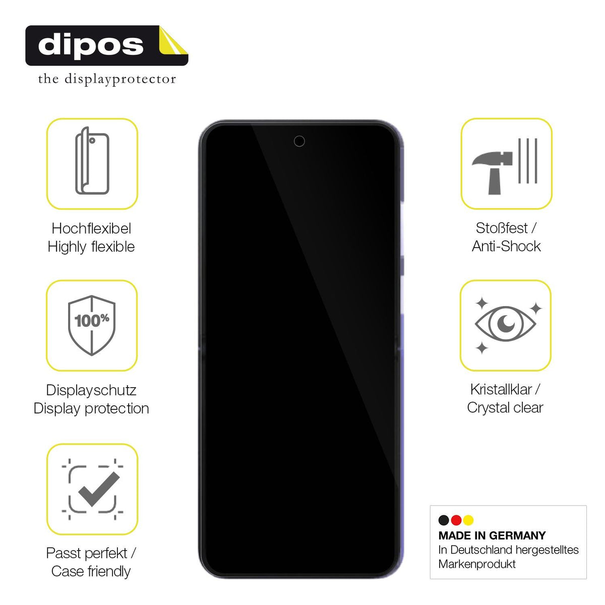 2x 3D Full Cover Schutzfolie für Xiaomi Mix Flip 2