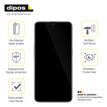 2x 3D Full Cover Schutzfolie für Oppo Realme XT