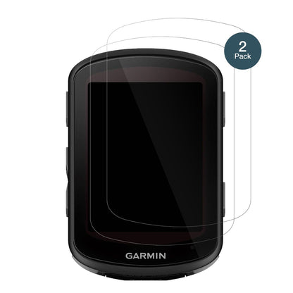 GarminEdge 540 Solar mit aufgebrachter dipos Flex Schutzfolie, glasklare Darstellung ohne Einschränkungen