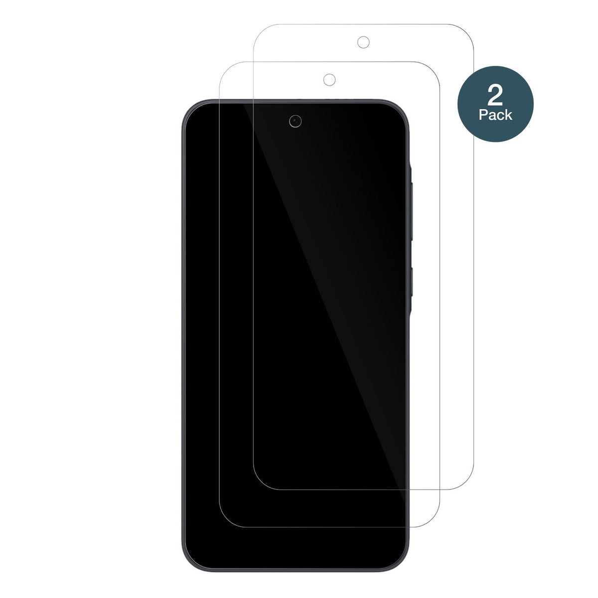 SamsungGalaxy A56 5G mit aufgebrachter dipos Flex Schutzfolie, glasklare Darstellung ohne Einschränkungen