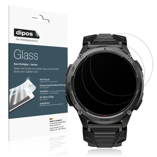 2x 9H Schutzfolie matt für MaxCom Titan Chronos GPS Panzerfolie