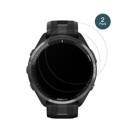 2x 9H Schutzfolie matt für Garmin Forerunner 965 Panzerfolie