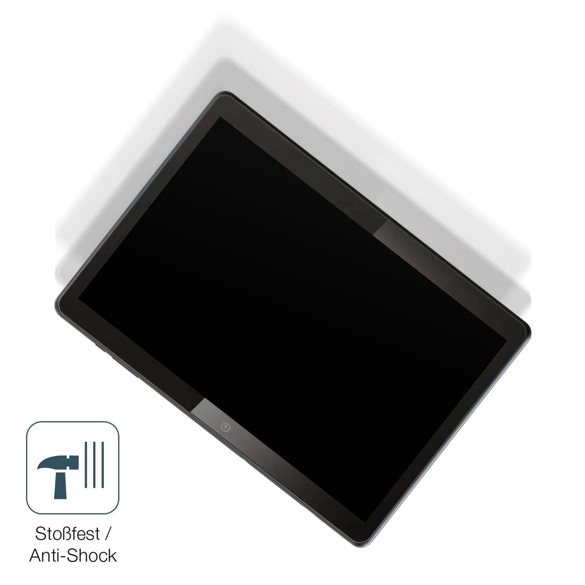 2x 9H Schutzfolie matt für QDDQ Tablet Panzerfolie