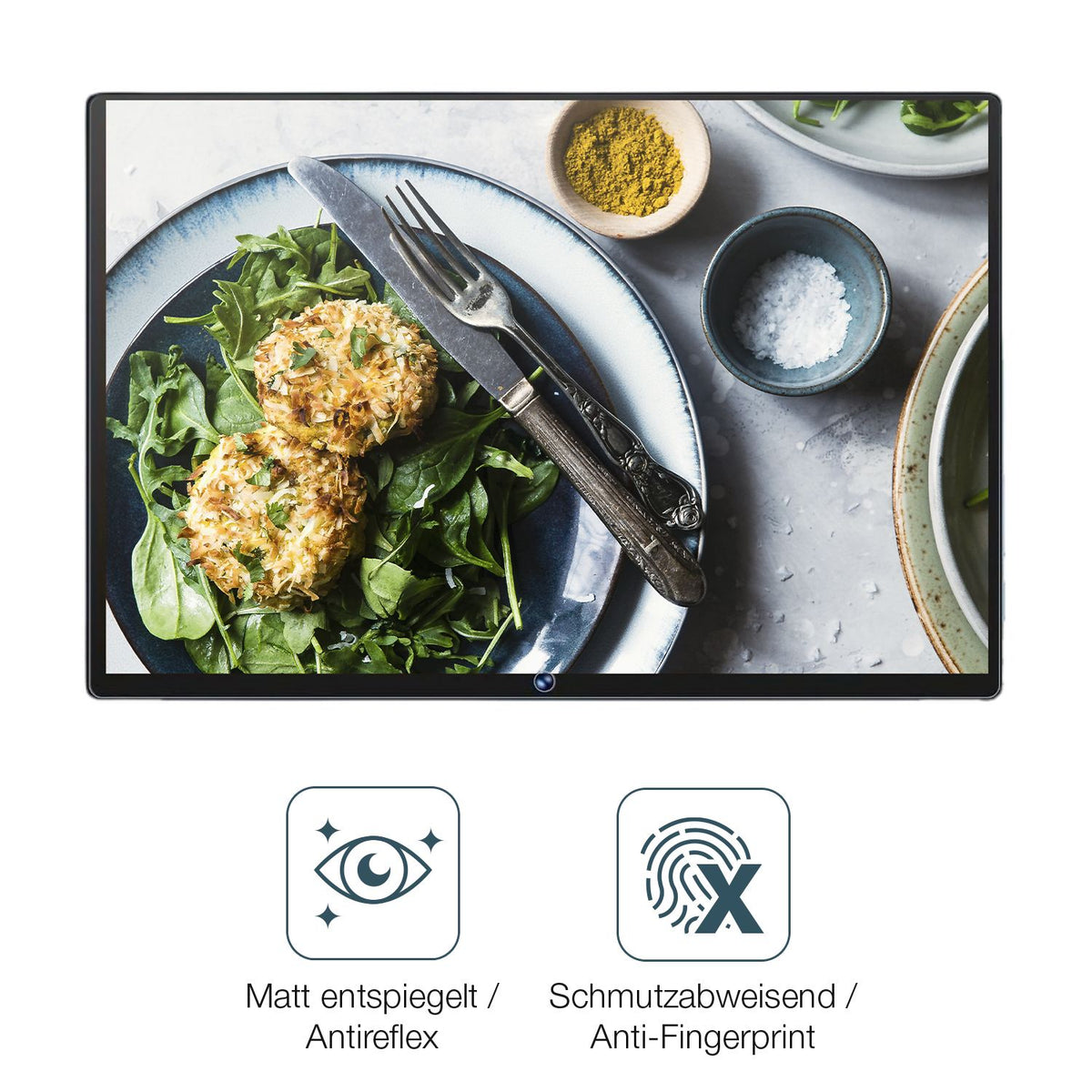 2x 9H Schutzfolie matt für SUAAT S3 Tablet Panzerfolie
