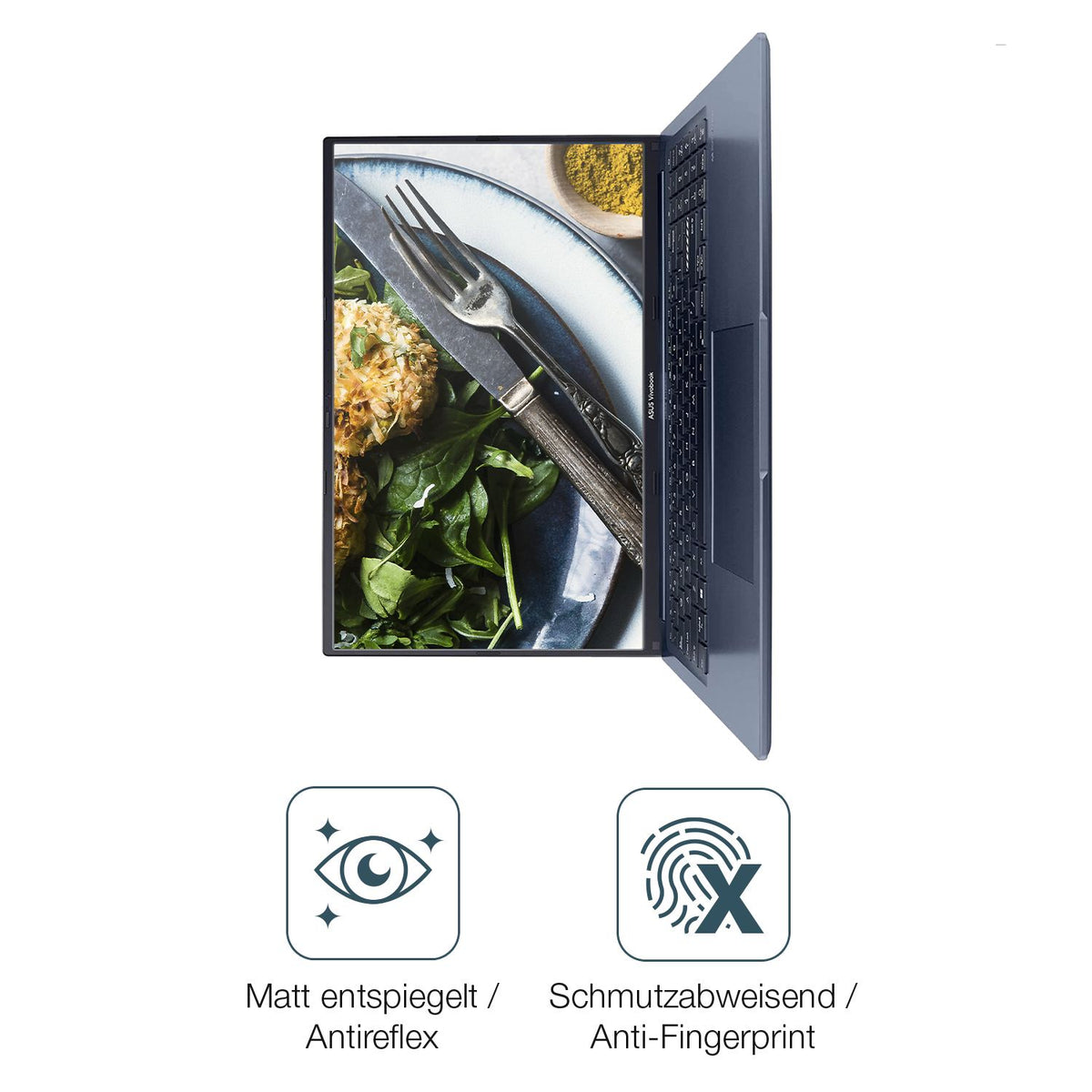 Schutz gegen Kratzer auf dem Asus Vivobook 15 Glas durch Schlüssel oder Ähnliches