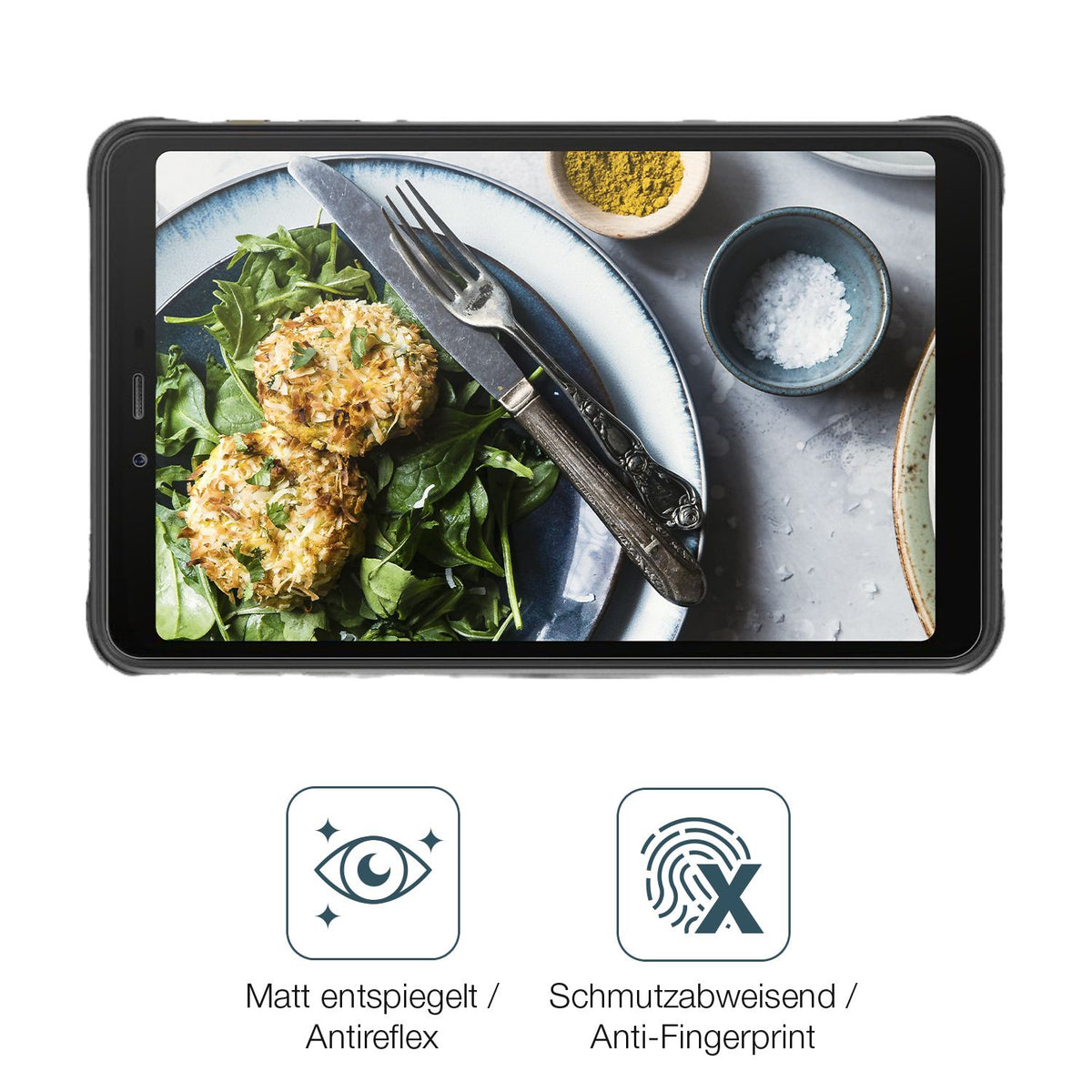 2x 9H Schutzfolie matt für Ulefone Armor Pad Pro Panzerfolie