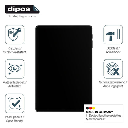 2x 9H Schutzfolie matt für Doogee Tab A9 Pro Plus Panzerfolie
