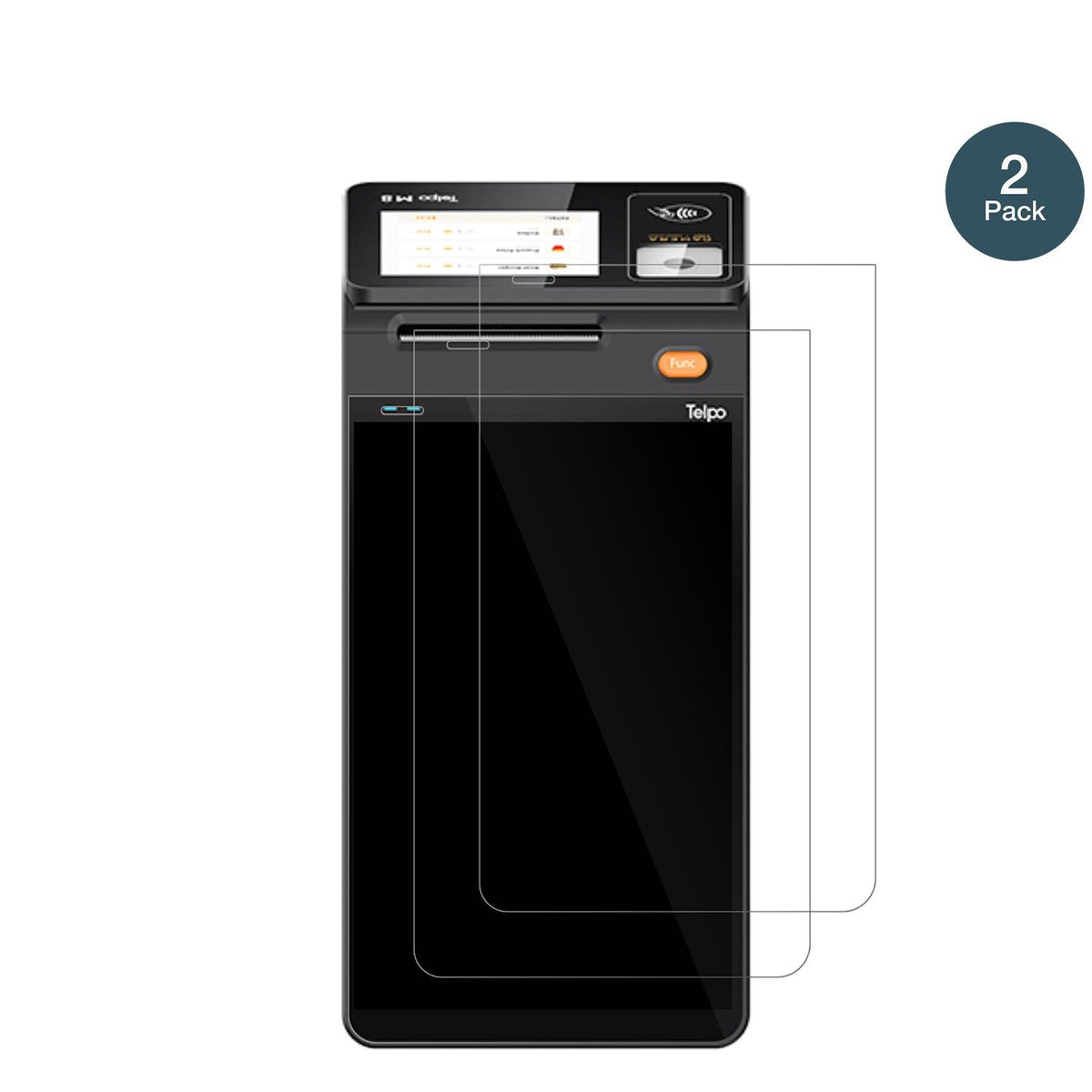 2x 9H Schutzfolie für Telpo M10 Back-Display Panzerfolie