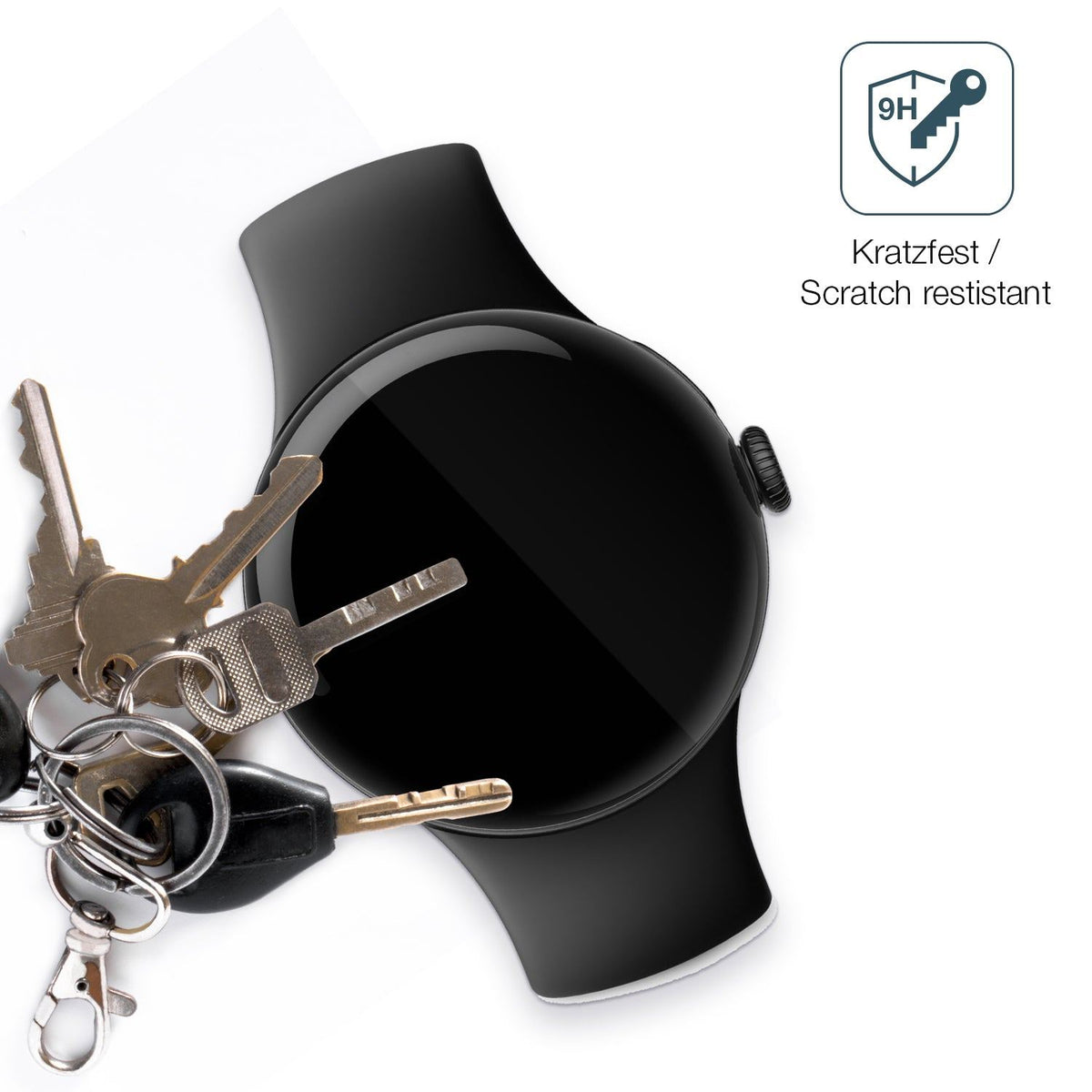 2x 9H Schutzfolie für Google Pixel Watch 1 Panzerfolie