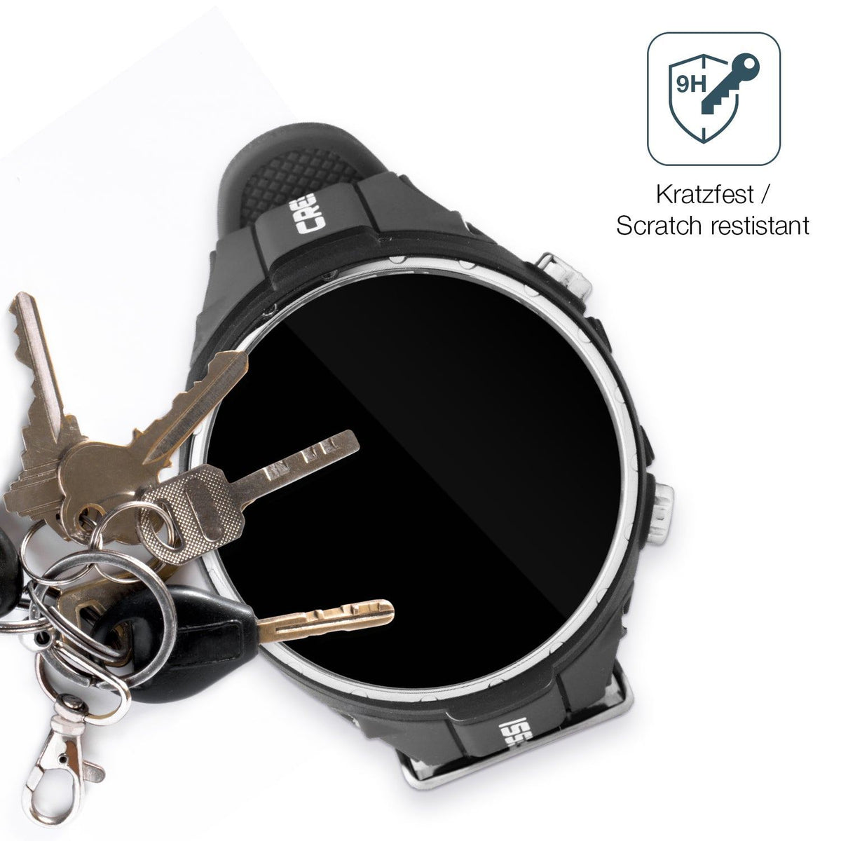 2x 9H Schutzfolie für Suunto D4F Tauchcomputer Panzerfolie