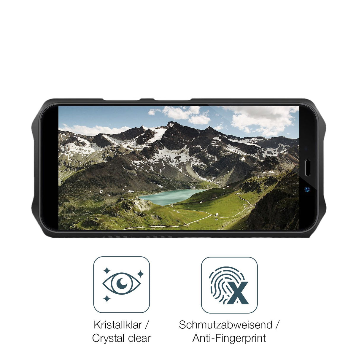 2x 9H Schutzfolie für Oukitel WP12 Pro Panzerfolie