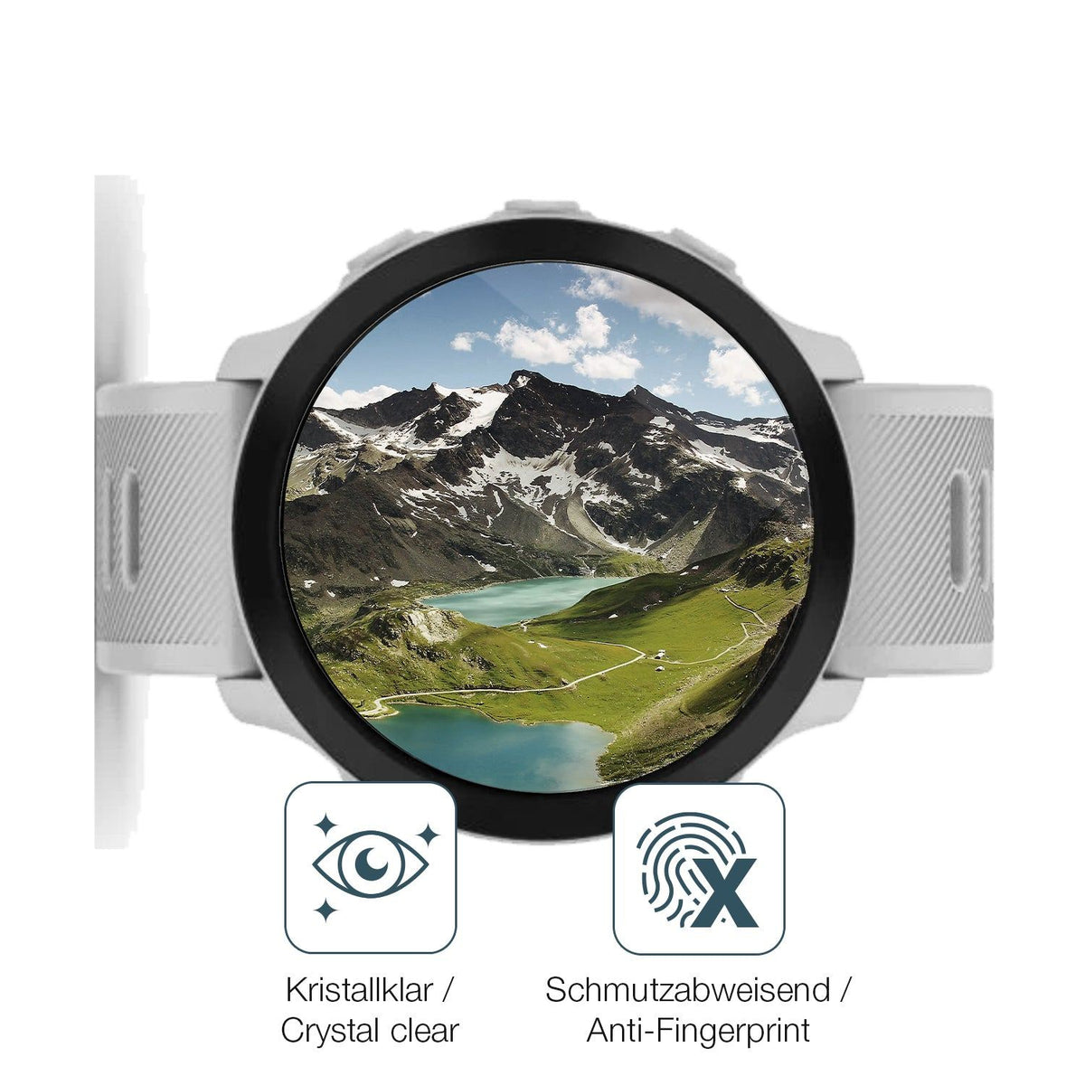 2x 9H Schutzfolie für Garmin Forerunner 55 Panzerfolie
