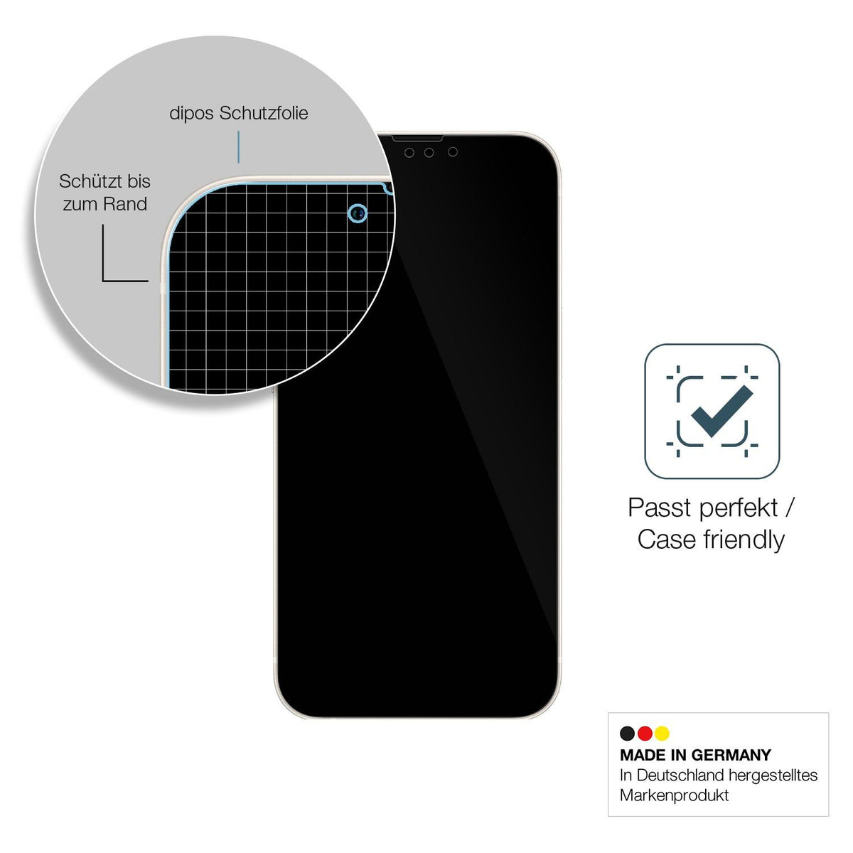 Flexible TPU-Folie passend zugeschnitten für Apple iPhone 13 mini, vollständige Abdeckung