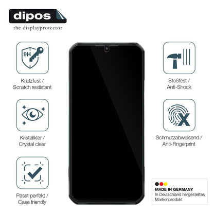 2x 9H Schutzfolie für Oukitel WP35 Pro Panzerfolie