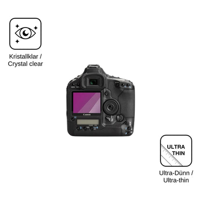 4x Schutzfolie klar für Canon EOS 1D 1Ds 1Dn Display-Schutzfolie