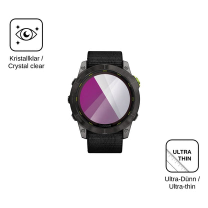 6x Schutzfolie klar für Garmin Enduro 2 Display-Schutzfolie