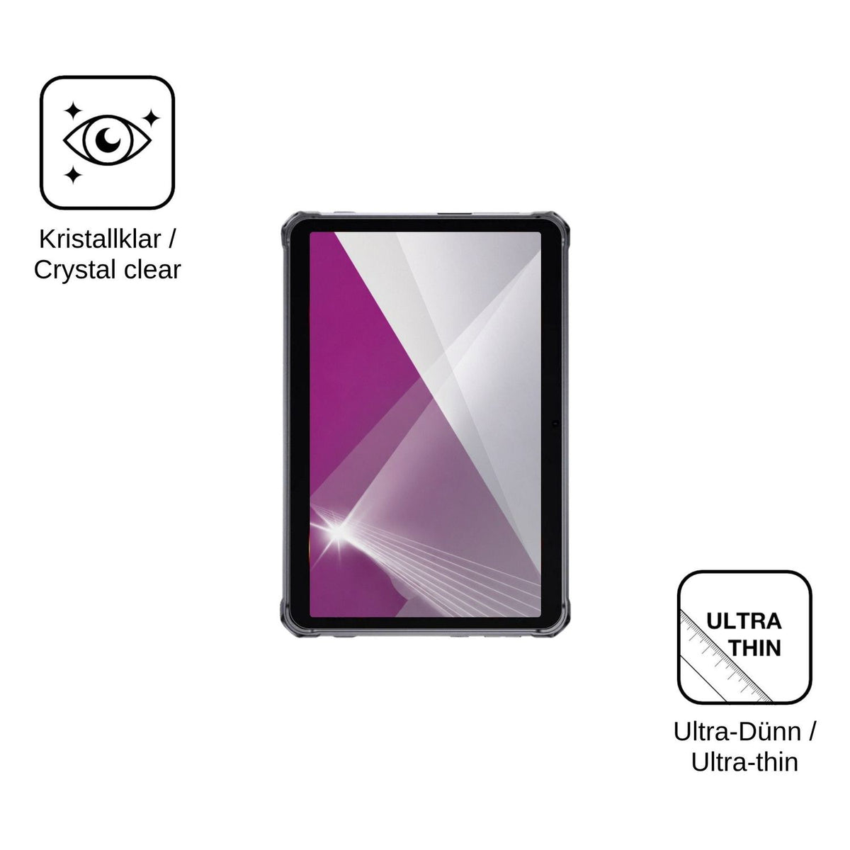 2x Schutzfolie klar für Hotwav Tab R7 Pro Display-Schutzfolie